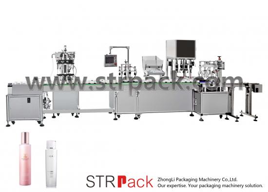 Automatic Filling and Capping Machine for Personal Care Products